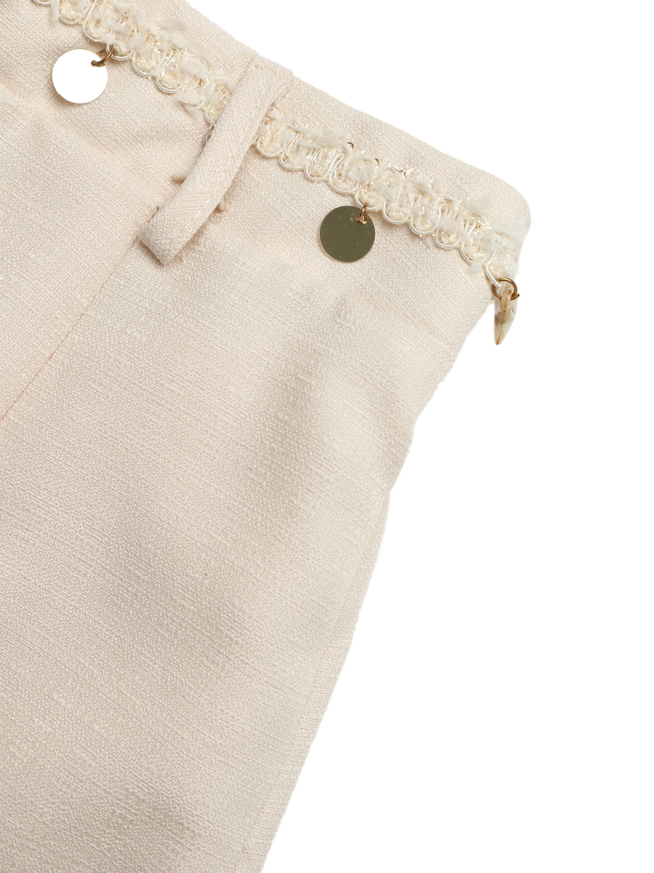 Chic Embellished Sleeveless Top & Shorts Set