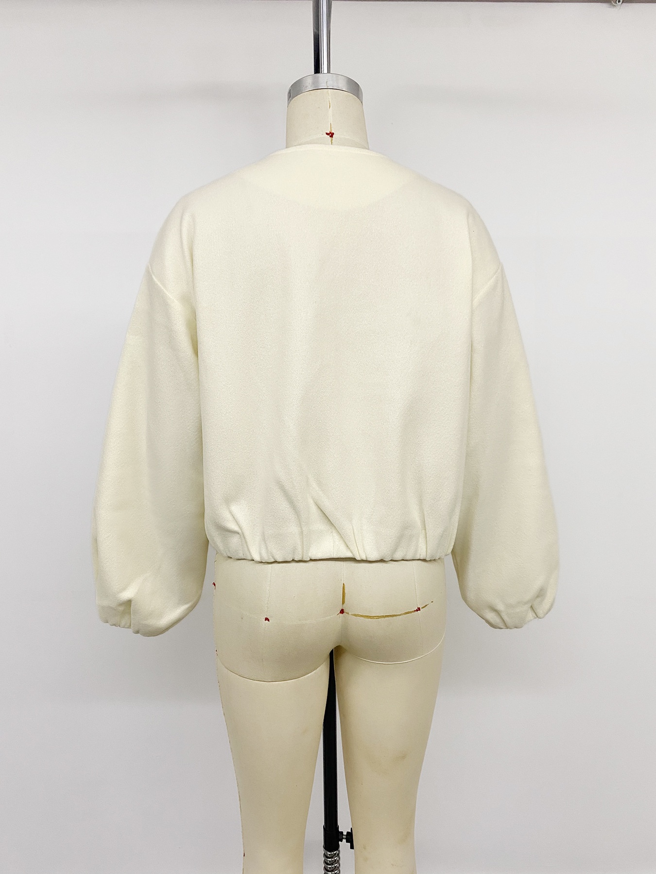 Women's Fleece Zip-Up Bomber Jacket
