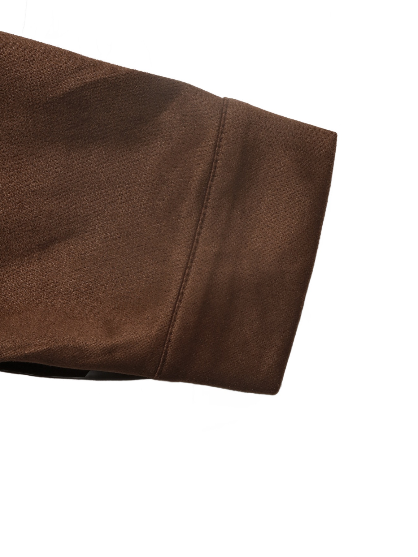 Women's Corduroy Collar Faux Suede Bomber Jacket