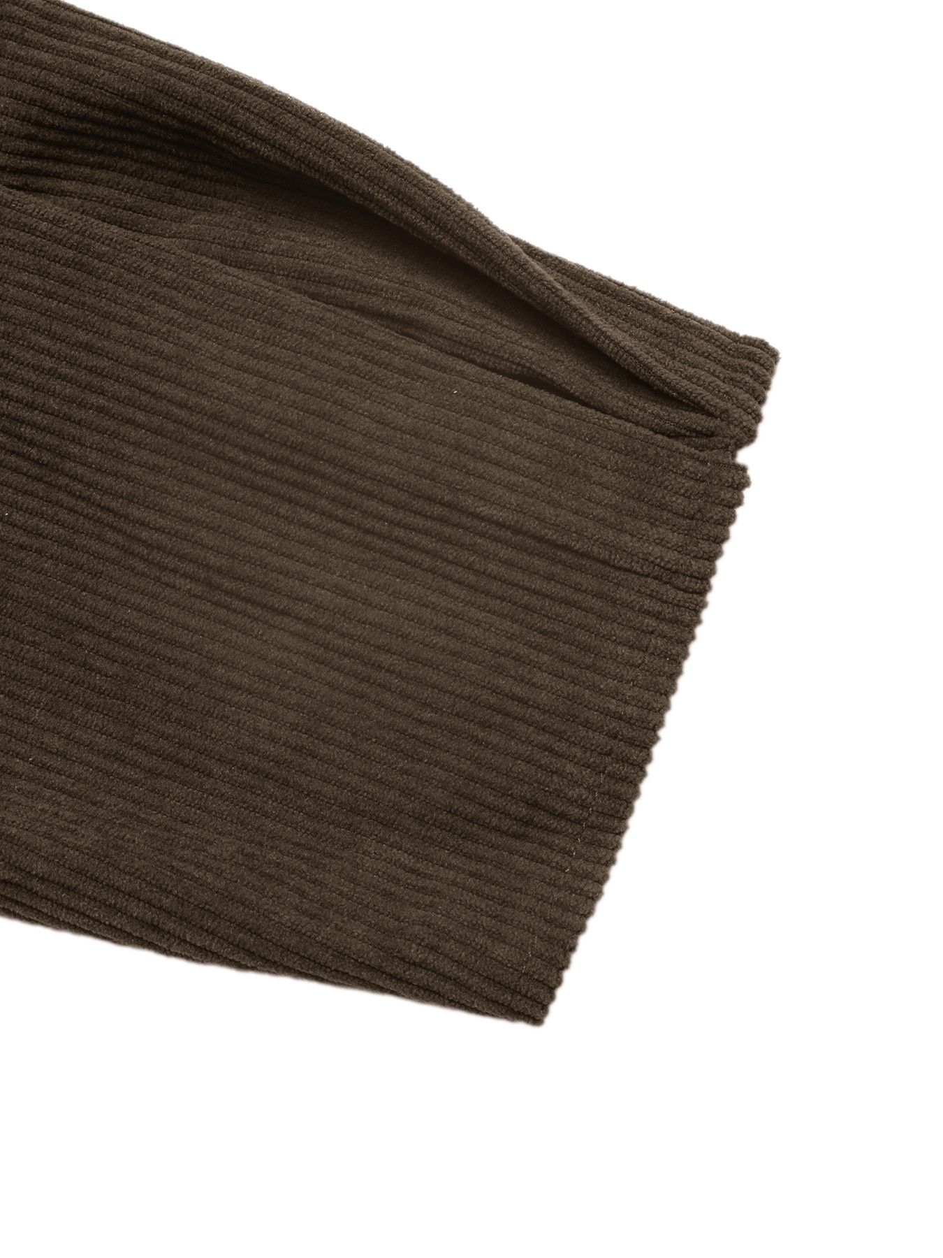 Women's Corduroy Crop Jacket with Sherpa Collar