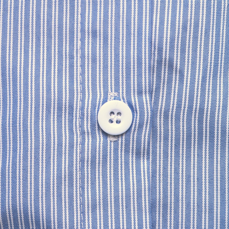 Women's Striped Lace-Up Back Button-Down Shirt