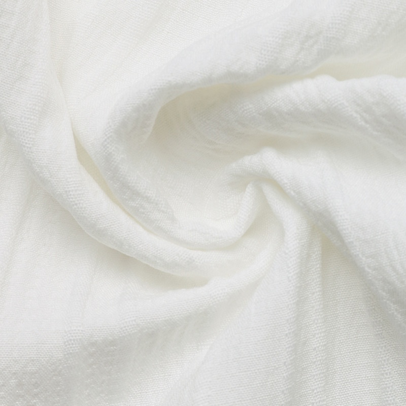 Women's White Lace Yoke Button-Up Long Sleeve Blouse