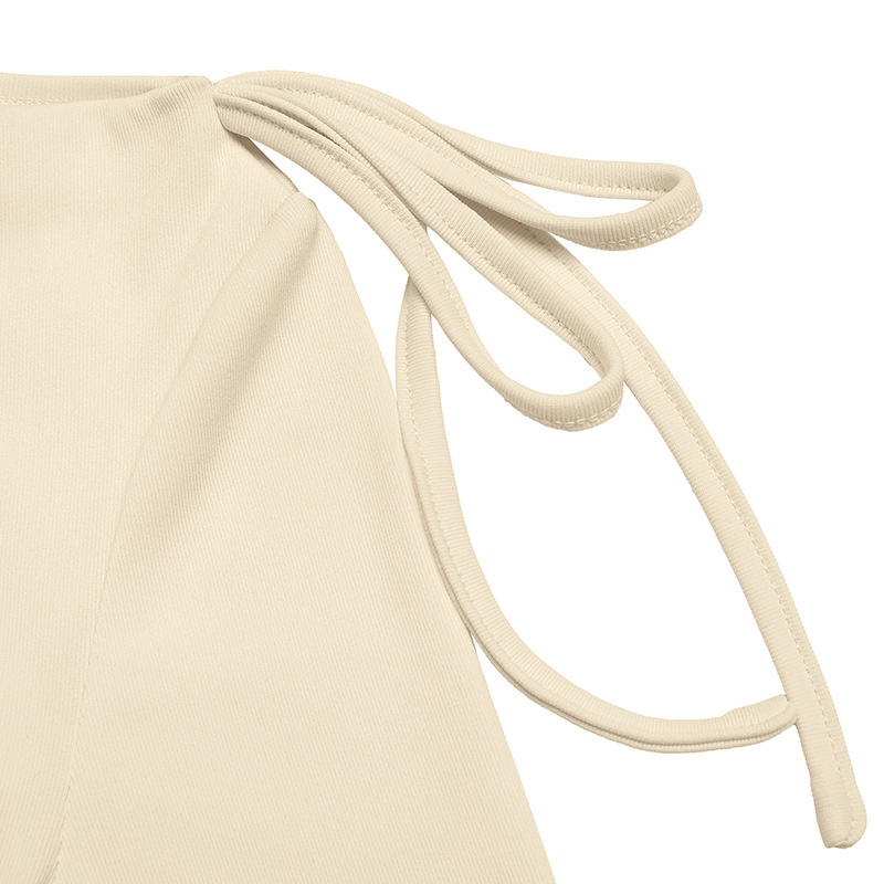 Draped Cowl Neck Long Sleeve Top with Lace Hem