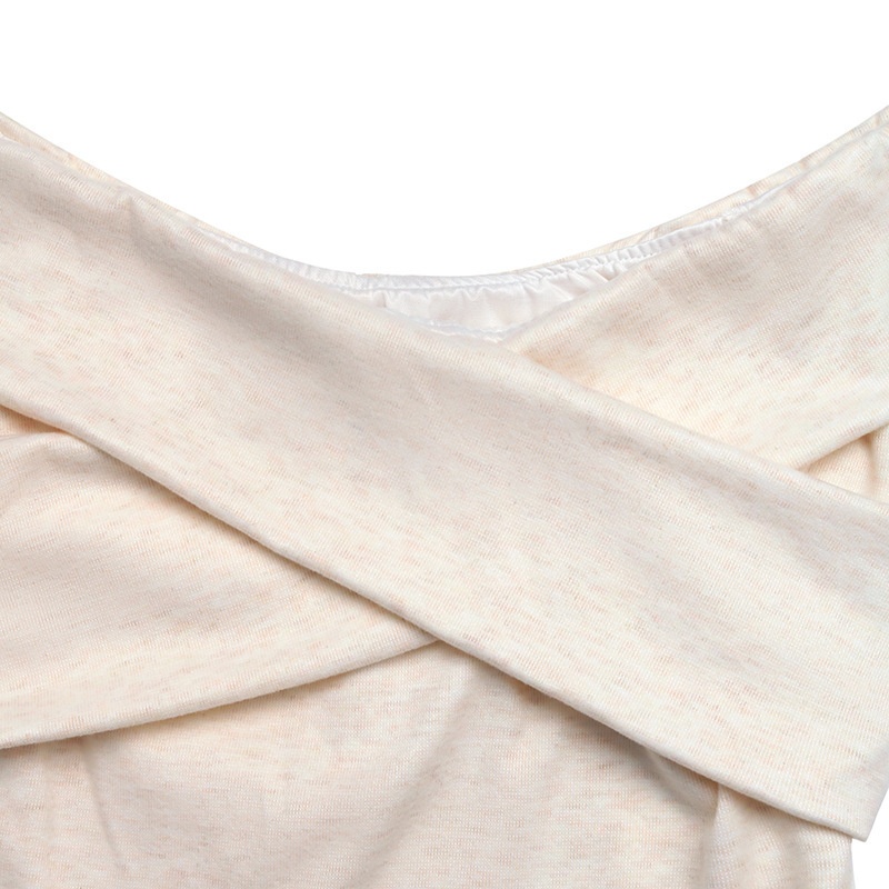 Women's Off-Shoulder Cross Front Long Sleeve Top