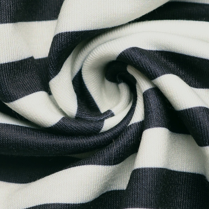 Women's Striped Bow Sweatshirt