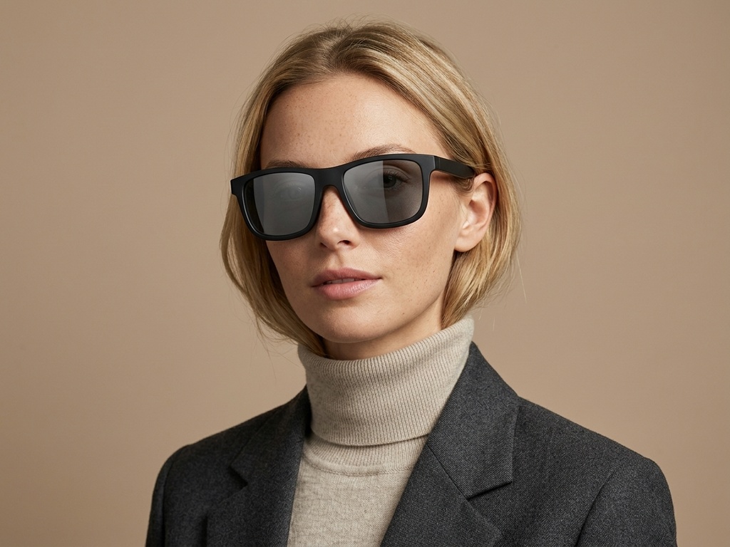 BS0205-0003_Orange_Rectangular_TR90_Sunglasses-tryon_female