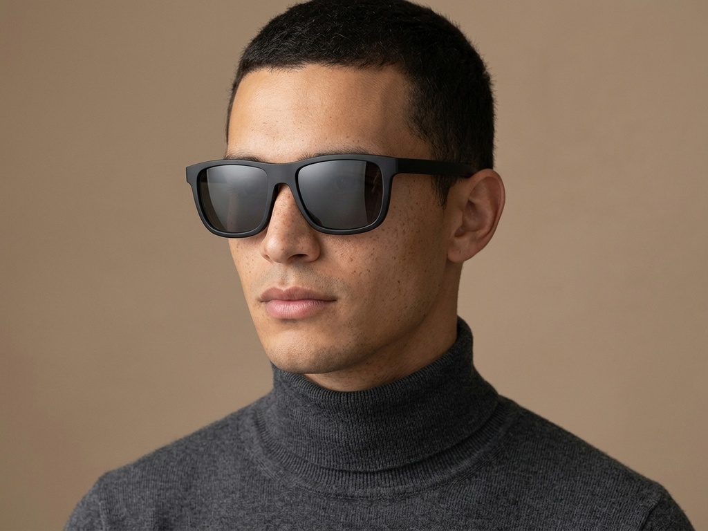 BS0205-0003_Orange_Rectangular_TR90_Sunglasses-tryon_male