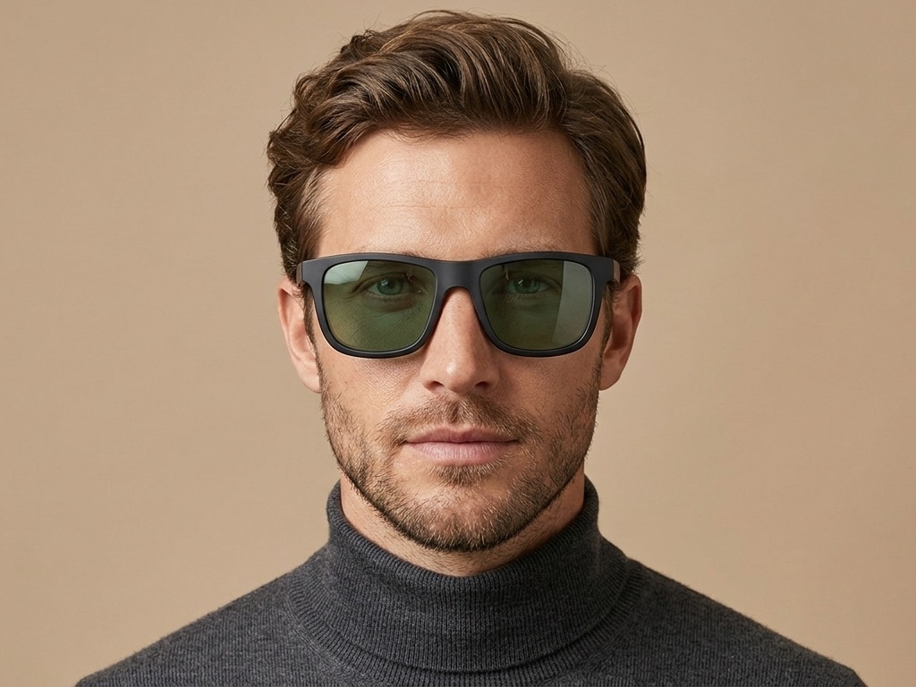 BS0205-0004_Grey_Rectangular_TR90_Sunglasses-tryon_male