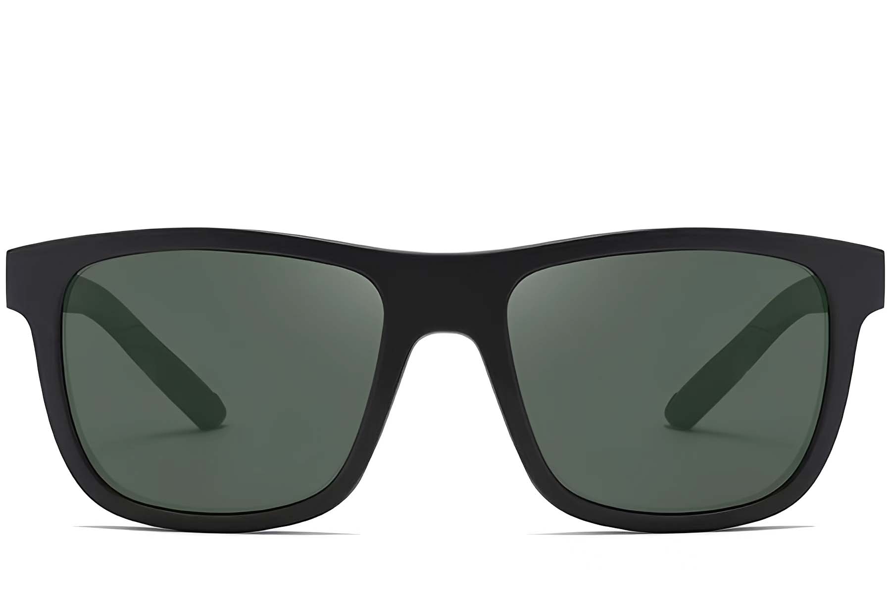 BS0205-0004_Grey_Rectangular_TR90_Sunglasses_front