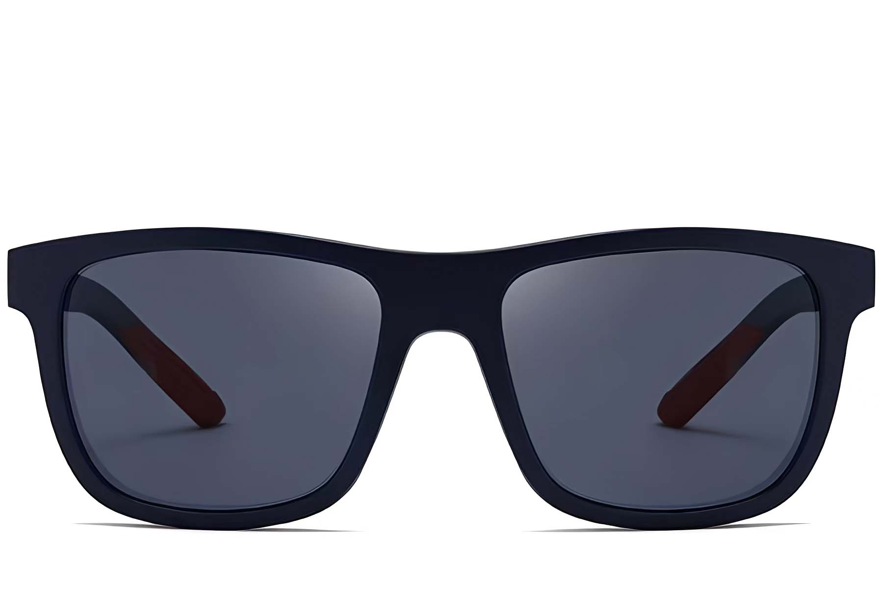 BS0205-0007_Blue_Rectangular_TR90_Sunglasses_front
