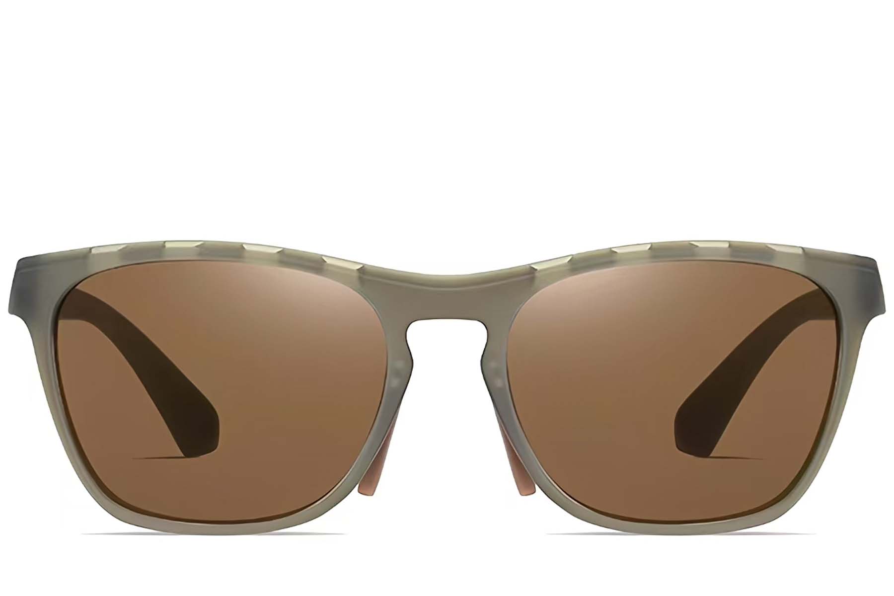 BS0205-0009_Brown_Rectangular_TR90_Sunglasses_front