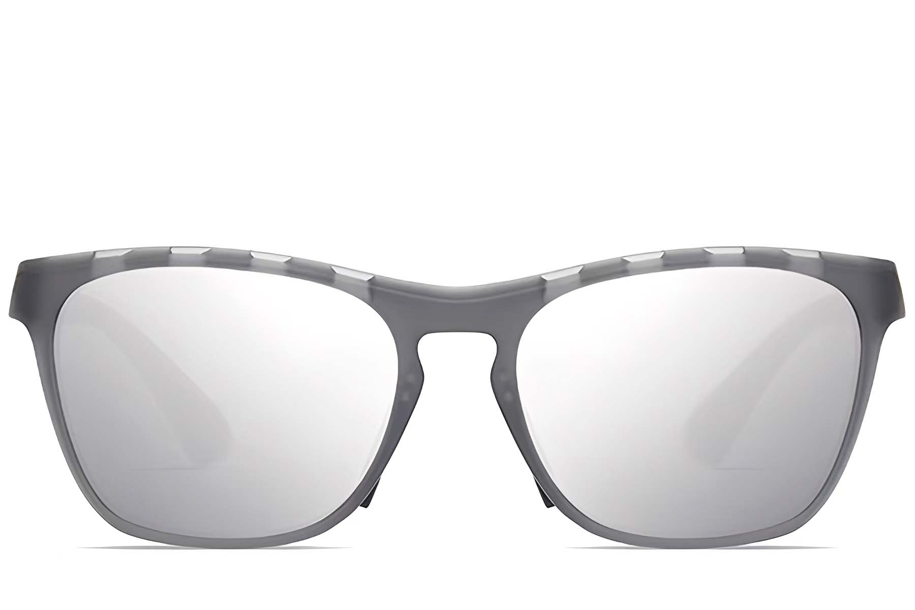 BS0205-0010_Grey_Rectangular_TR90_Sunglasses_front