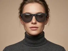 BS0205-0012_Black_Rectangular_TR90_Sunglasses-tryon_female
