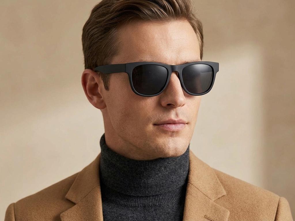 BS0205-0012_Black_Rectangular_TR90_Sunglasses-tryon_male