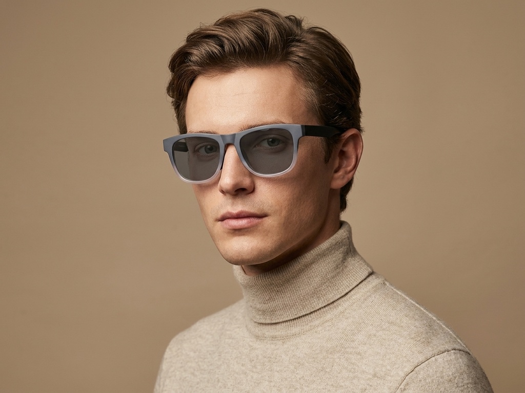 BS0205-0013_Grey_Rectangular_TR90_Sunglasses-tryon_male
