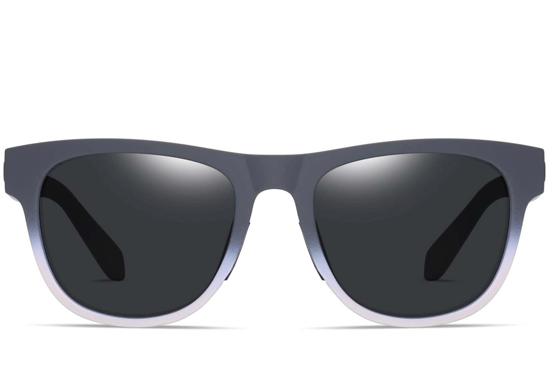 BS0205-0013_Grey_Rectangular_TR90_Sunglasses_front