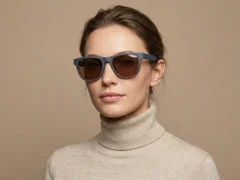 BS0205-0014_Green_Rectangular_TR90_Sunglasses-tryon_female