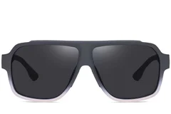 BS0205-0018_Grey_Aviator_TR90_Sunglasses_front