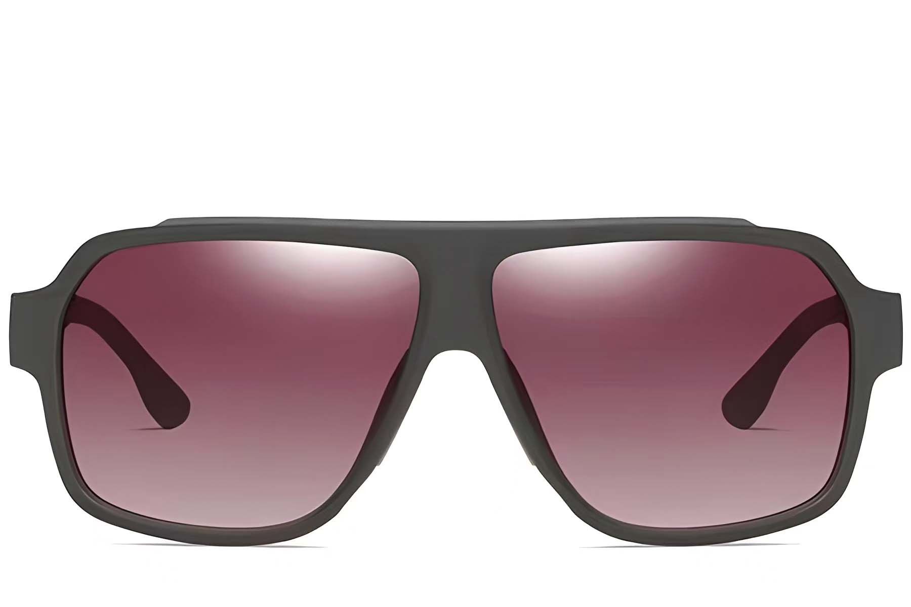 BS0205-0019_Green_Aviator_TR90_Sunglasses_front