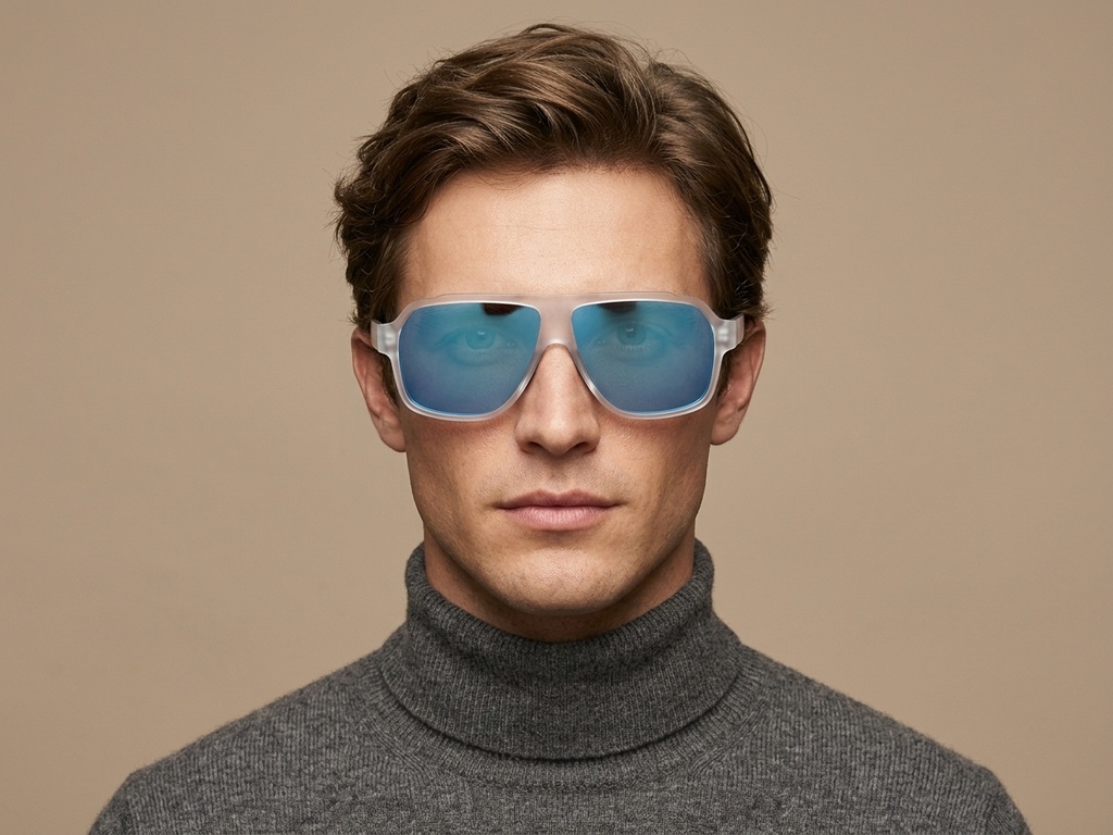 BS0205-0020_White_Aviator_TR90_Sunglasses-tryon_male