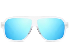 BS0205-0020_White_Aviator_TR90_Sunglasses_front