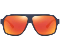 BS0205-0021_Orange_Aviator_TR90_Sunglasses_front