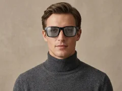 BS0205-0022_Black_Rectangular_Plastic_Sunglasses-tryon_male