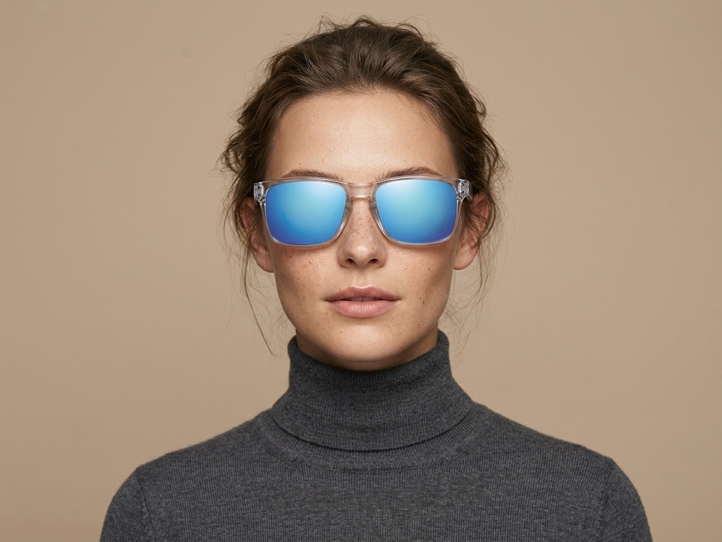 BS0205-0024_Transparent_Rectangular_Plastic_Sunglasses-tryon_female