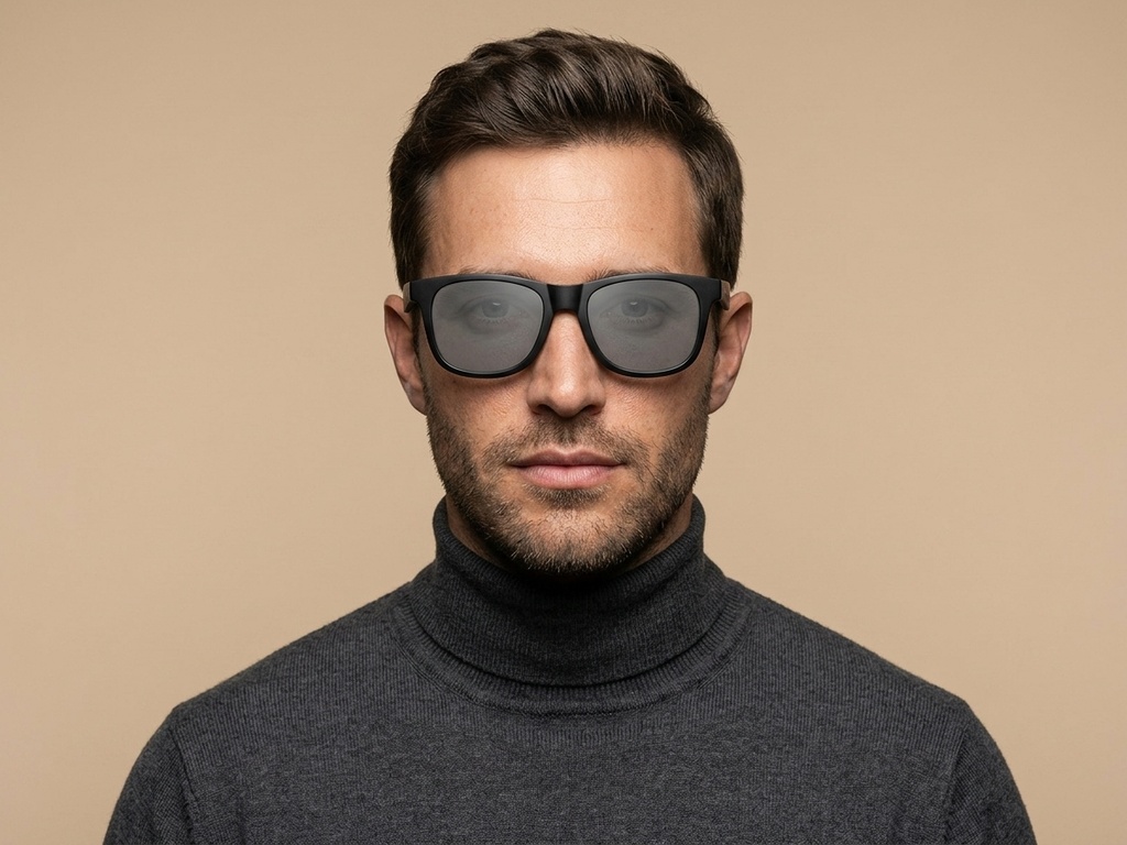BS0205-0025_Black_Rectangular_Plastic_Sunglasses-tryon_male