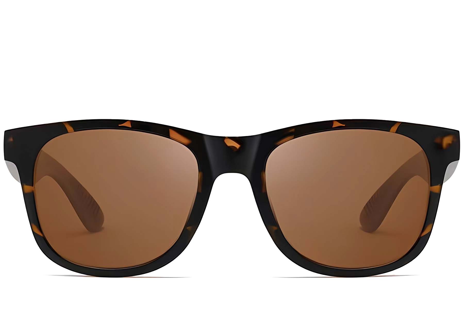 BS0205-0026_Tortoiseshell_Rectangular_Plastic_Sunglasses_front