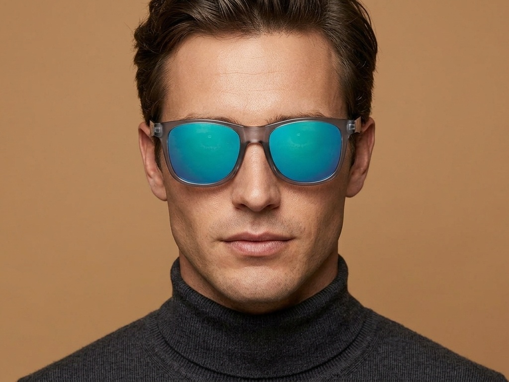 BS0205-0028_Grey_Rectangular_Plastic_Sunglasses-tryon_male