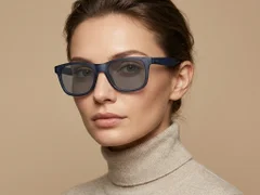 BS0205-0029_Blue_Rectangular_Plastic_Sunglasses-tryon_female