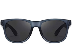 BS0205-0029_Blue_Rectangular_Plastic_Sunglasses_front