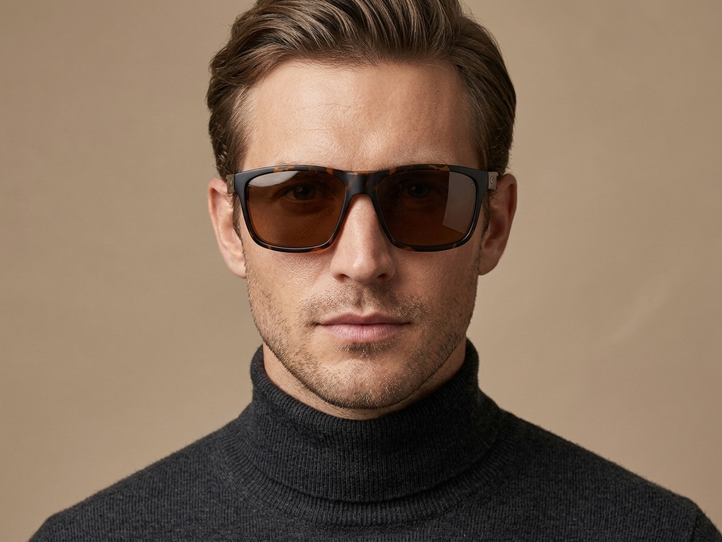 BS0205-0031_Tortoiseshell_Rectangular_Plastic_Sunglasses-tryon_male