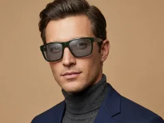 BS0205-0032_Green_Rectangular_Plastic_Sunglasses-tryon_male