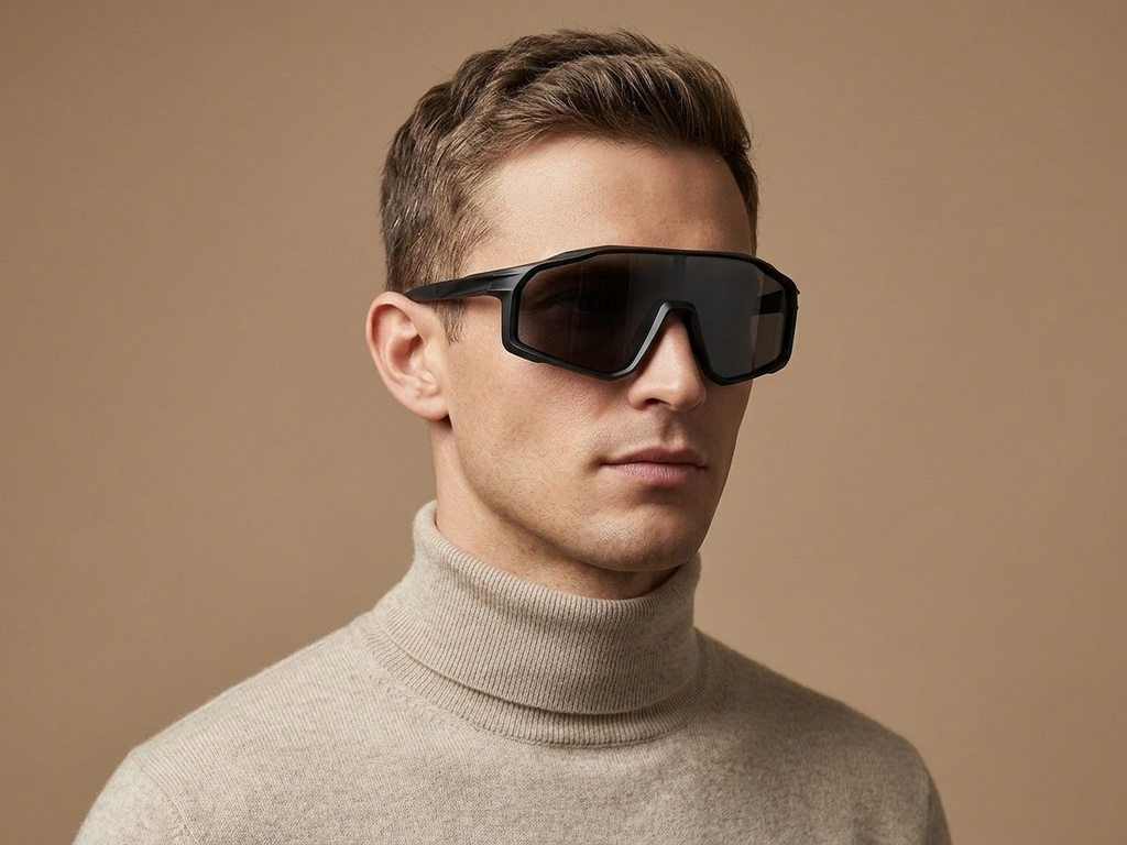 BS0205-0035_Black_Aviator_TR90_Sunglasses-tryon_male
