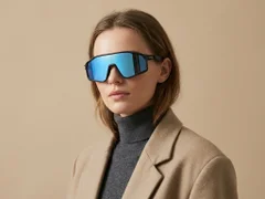 BS0205-0036_Black_Aviator_TR90_Sunglasses-tryon_female