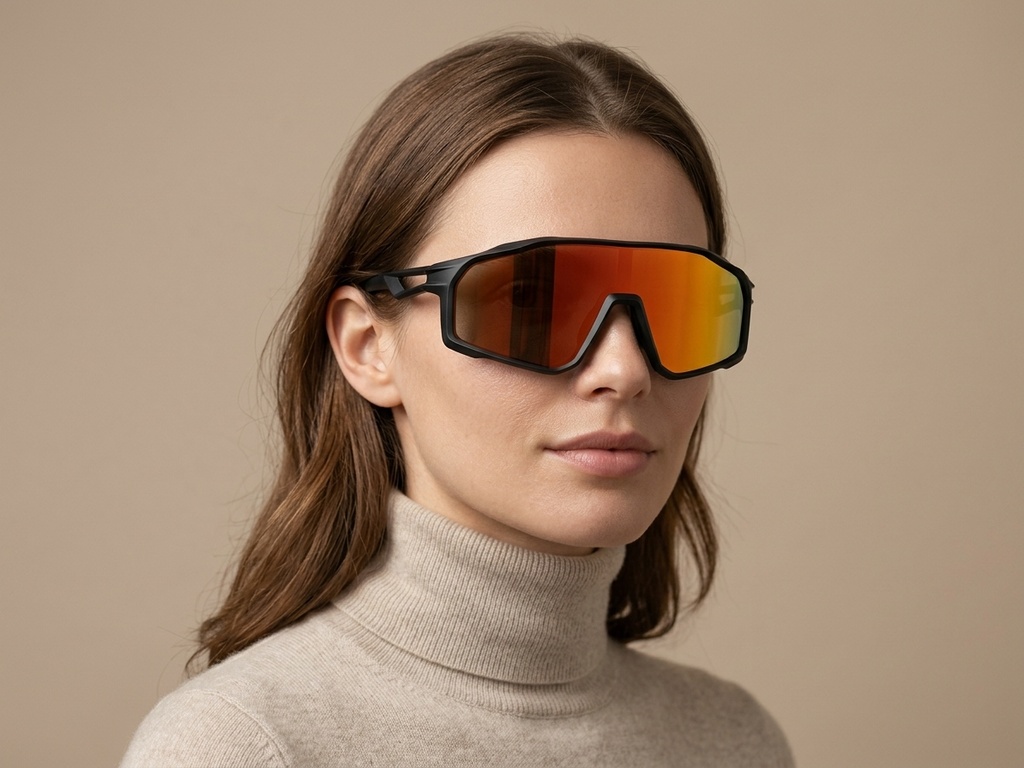 BS0205-0037_Black_Aviator_TR90_Sunglasses-tryon_female