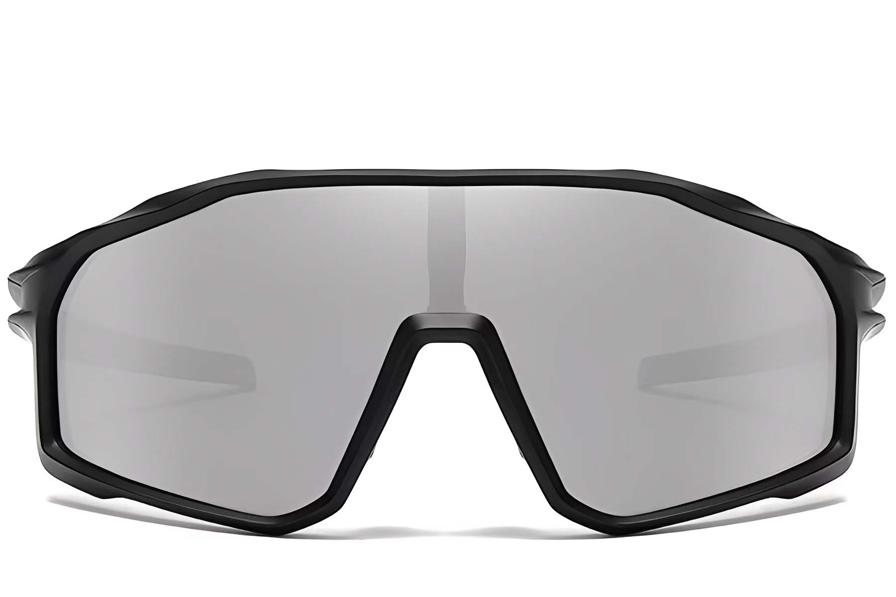 BS0205-0038_Grey_Semi-rimless_TR90_Sunglasses_front