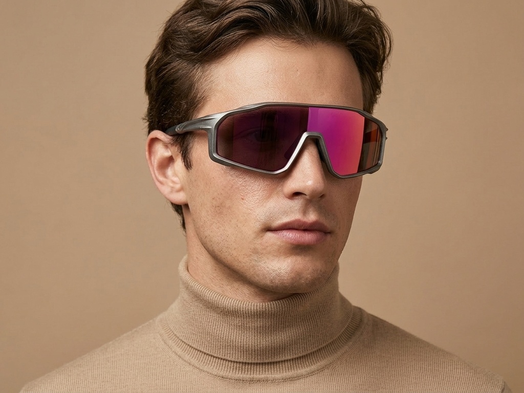 BS0205-0040_Grey_Aviator_TR90_Sunglasses-tryon_male