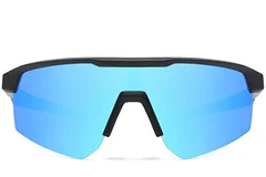 BS0205-0042_Black_Semi-rimless_TR90_Sunglasses_front
