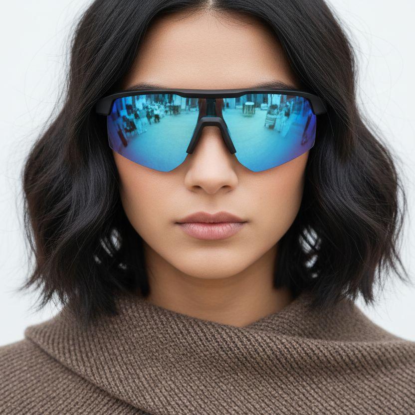 bs0205-0042_black_semi-rimless_tr90_sunglasses_model