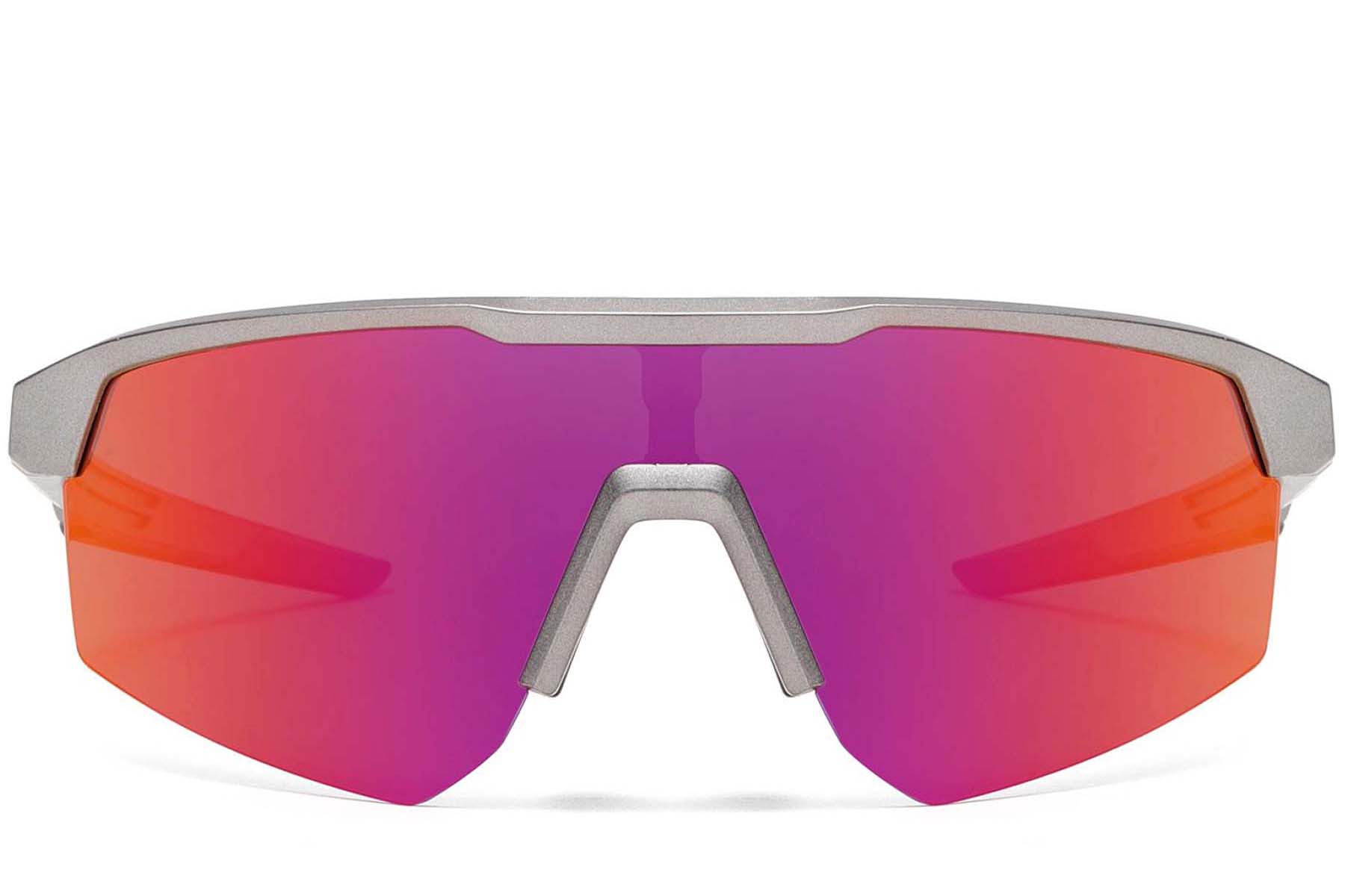 BS0205-0045_Grey_Semi-rimless_TR90_Sunglasses_front