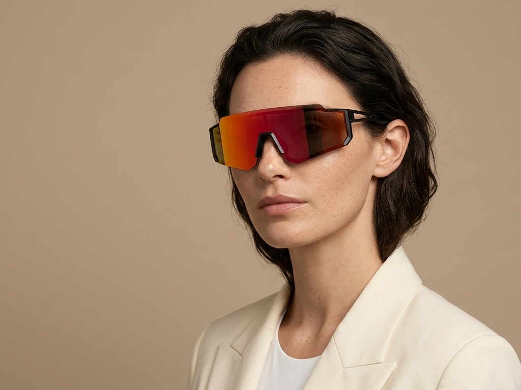 BS0205-0048_Black_Aviator_Plastic_Sunglasses-tryon_female