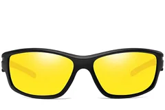 BS0205-0056_Black_Rectangular_TR90_Sunglasses_front