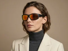 BS0205-0060_Black_Rectangular_TR90_Sunglasses-tryon_female