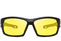 BS0205-0061_Black_Rectangular_TR90_Sunglasses_front