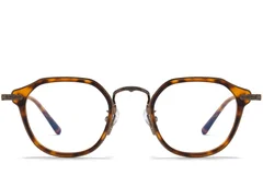 BS0218-0004_Brown_Oval_Titanium_Glasses_front