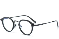 BS0218-0005_Black_Oval_Titanium_Glasses_corner