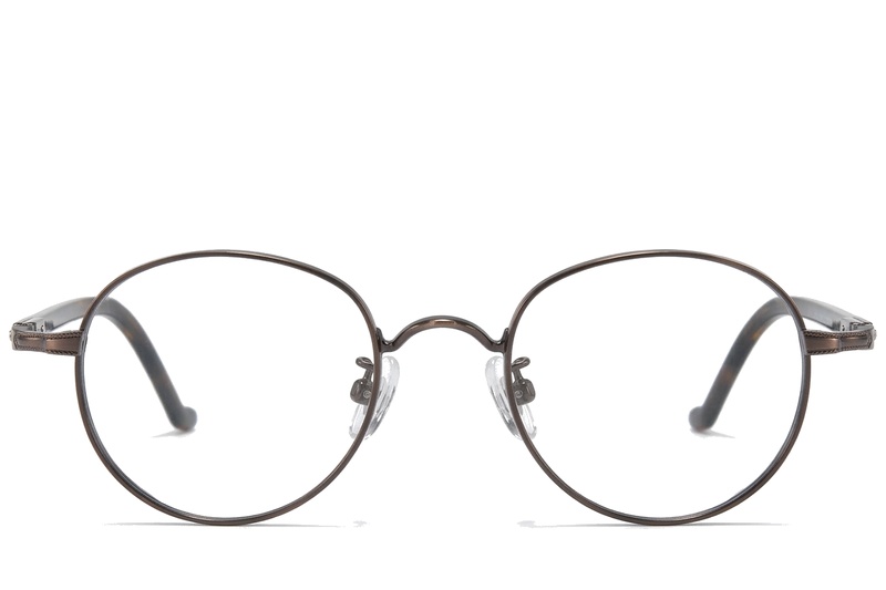 BS0218-0017_Brown_Oval_Titanium_Glasses_corner-front